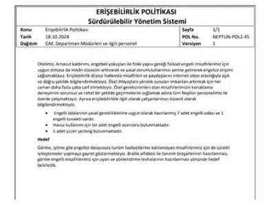 NEPTUN-POL2.45 Erişebilirlik Politikası